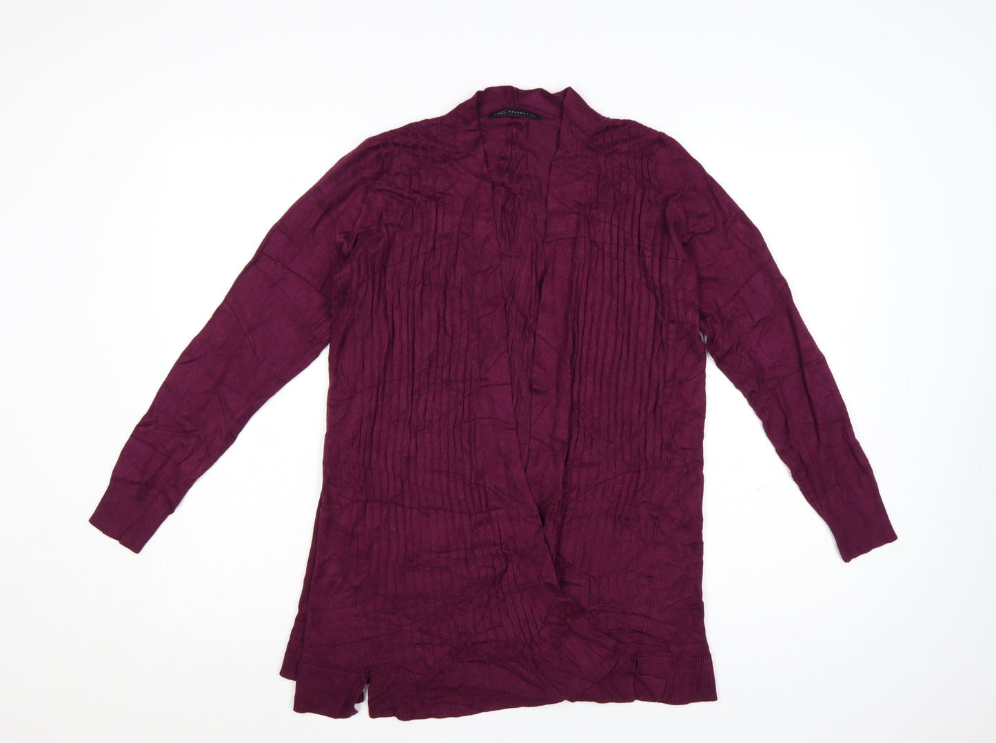 Marks and Spencer Womens Purple Long Sleeve Knit Cardigan M