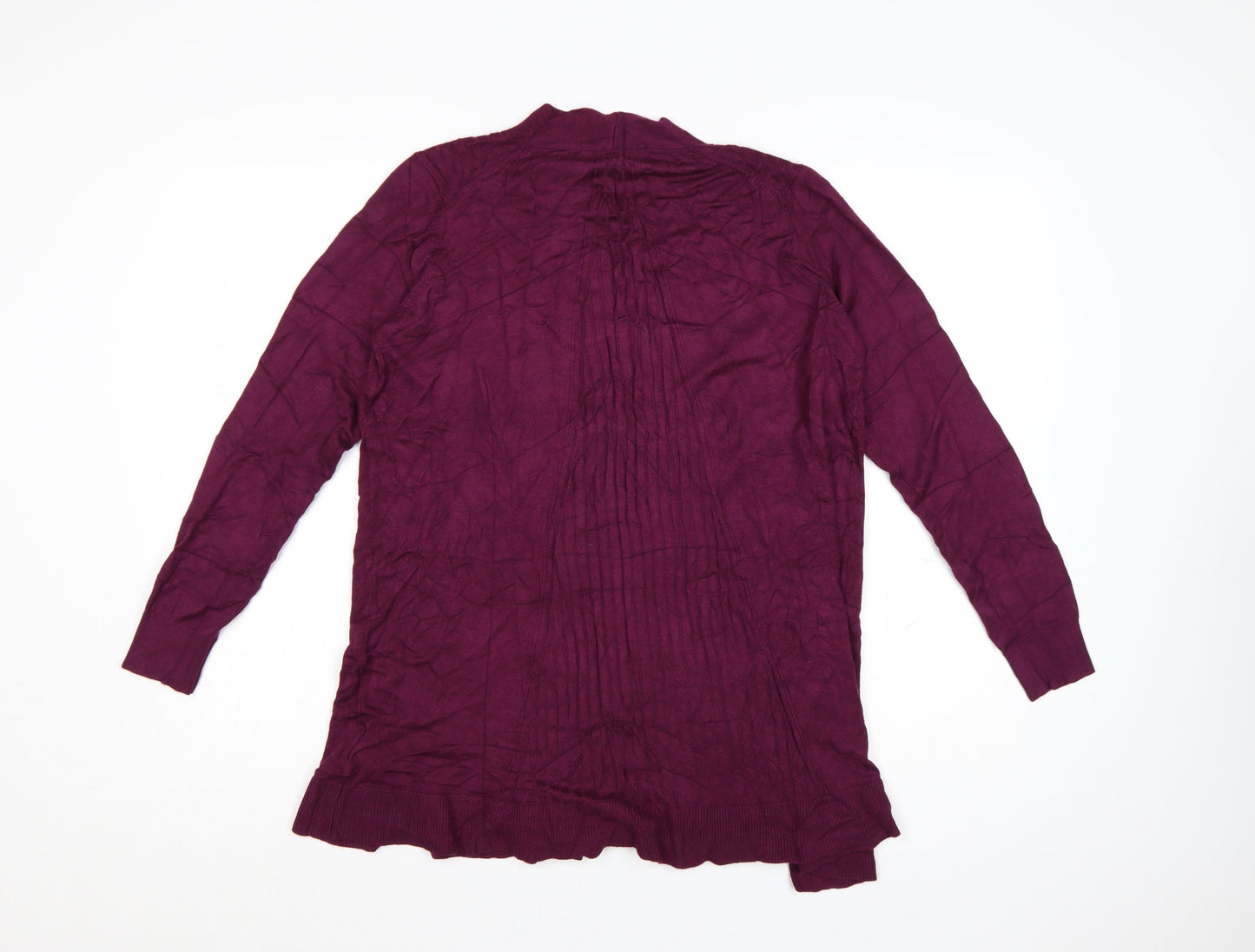 Marks and Spencer Womens Purple Long Sleeve Knit Cardigan M