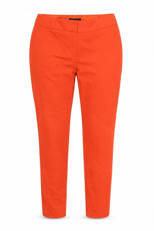 Laura Ashley Womens Orange Slim Ankle Trousers Size 12