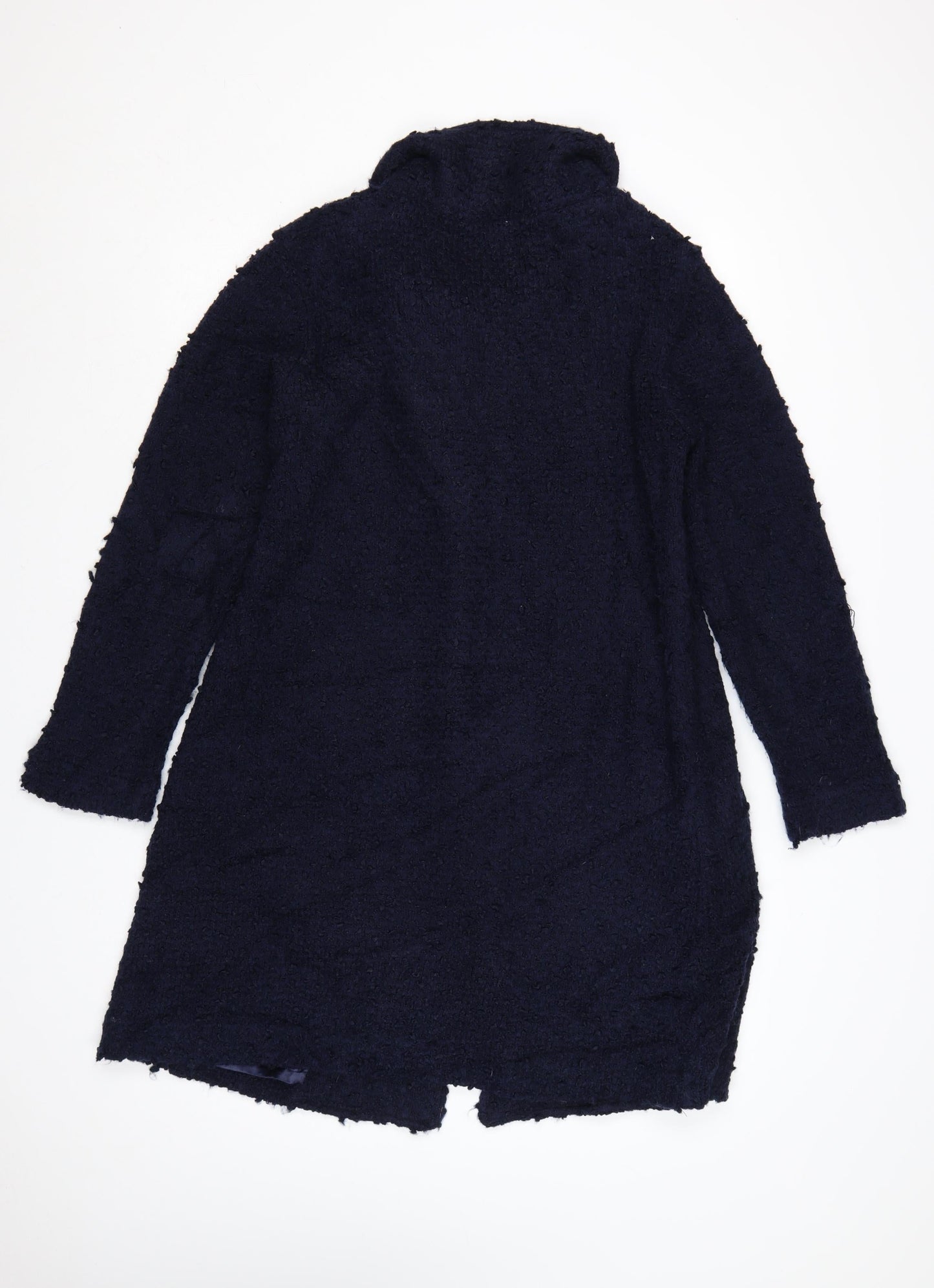 Phase Eight Women's Blue Mid-Length Acrylic Overcoat Size 10