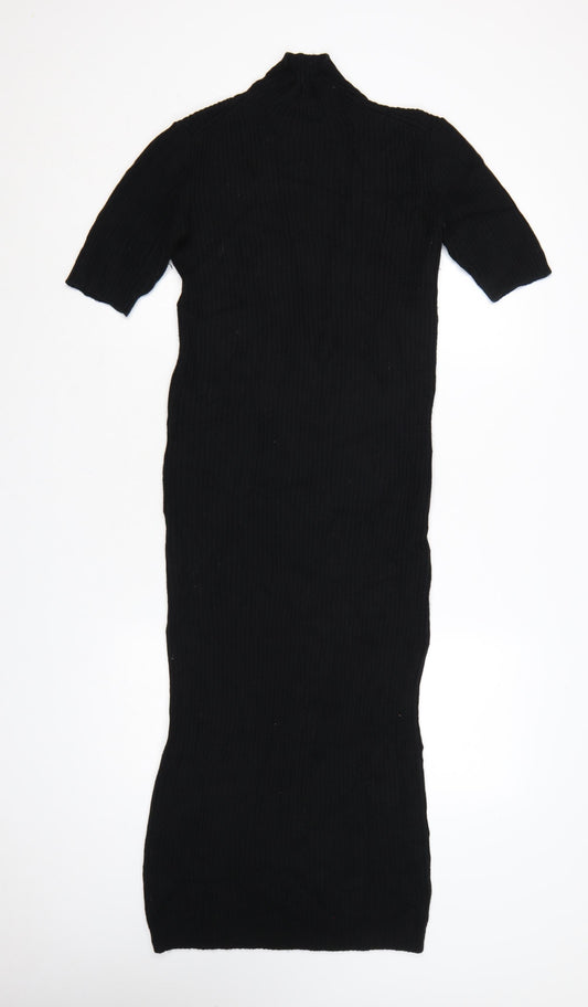 Prewornwholesale purple cropped slim fit active T-shirt with short sleeves and a high neckline.