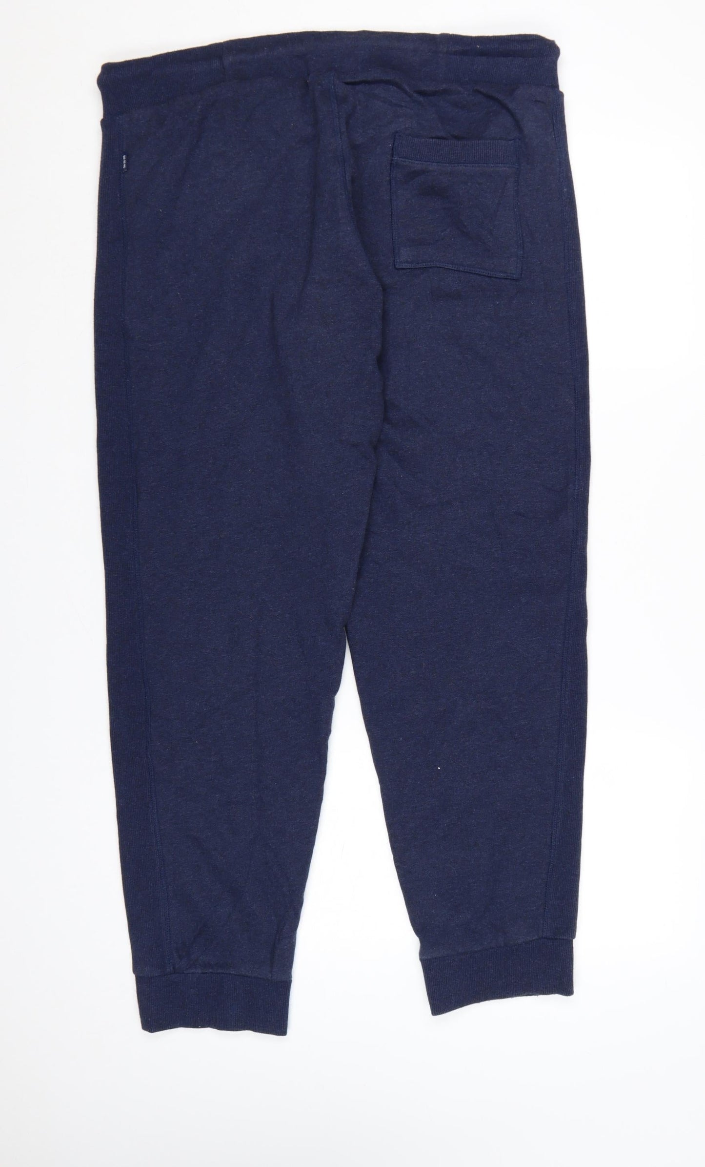 Superdry Men's Blue Joggers XL Fleece Lined Elastic Waist Trousers