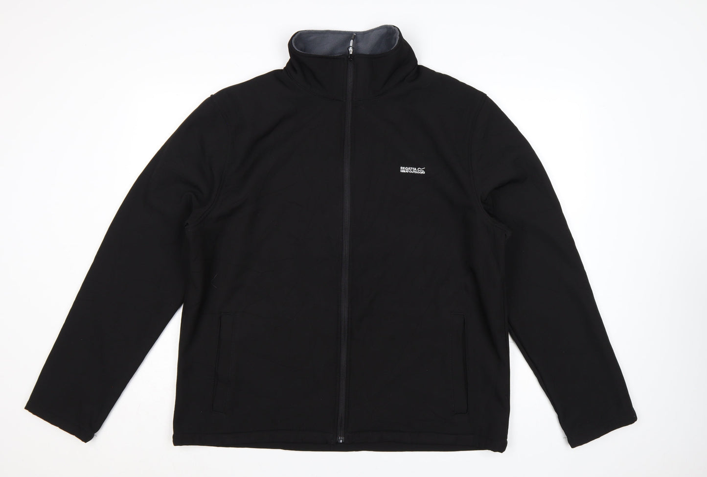 Regatta Men’s Black XL Softshell Outdoor Jacket Windproof Water Resistant