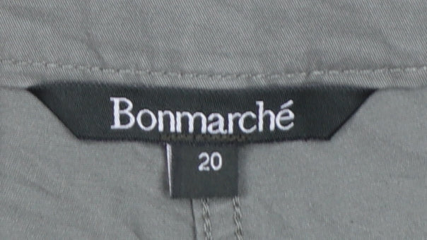 Bonmarché Women’s Green Cotton Capri Trousers Size 20
