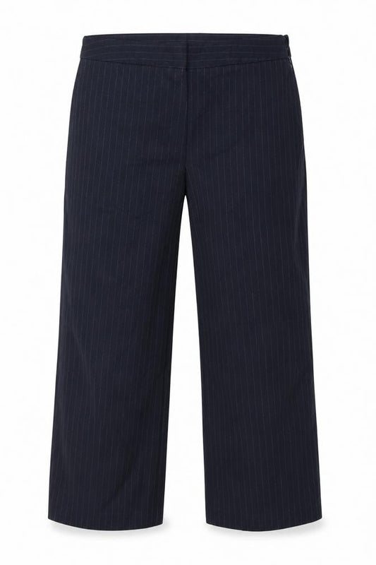 Next Women’s Blue Pinstripe Tailored Dress Trousers Size 12
