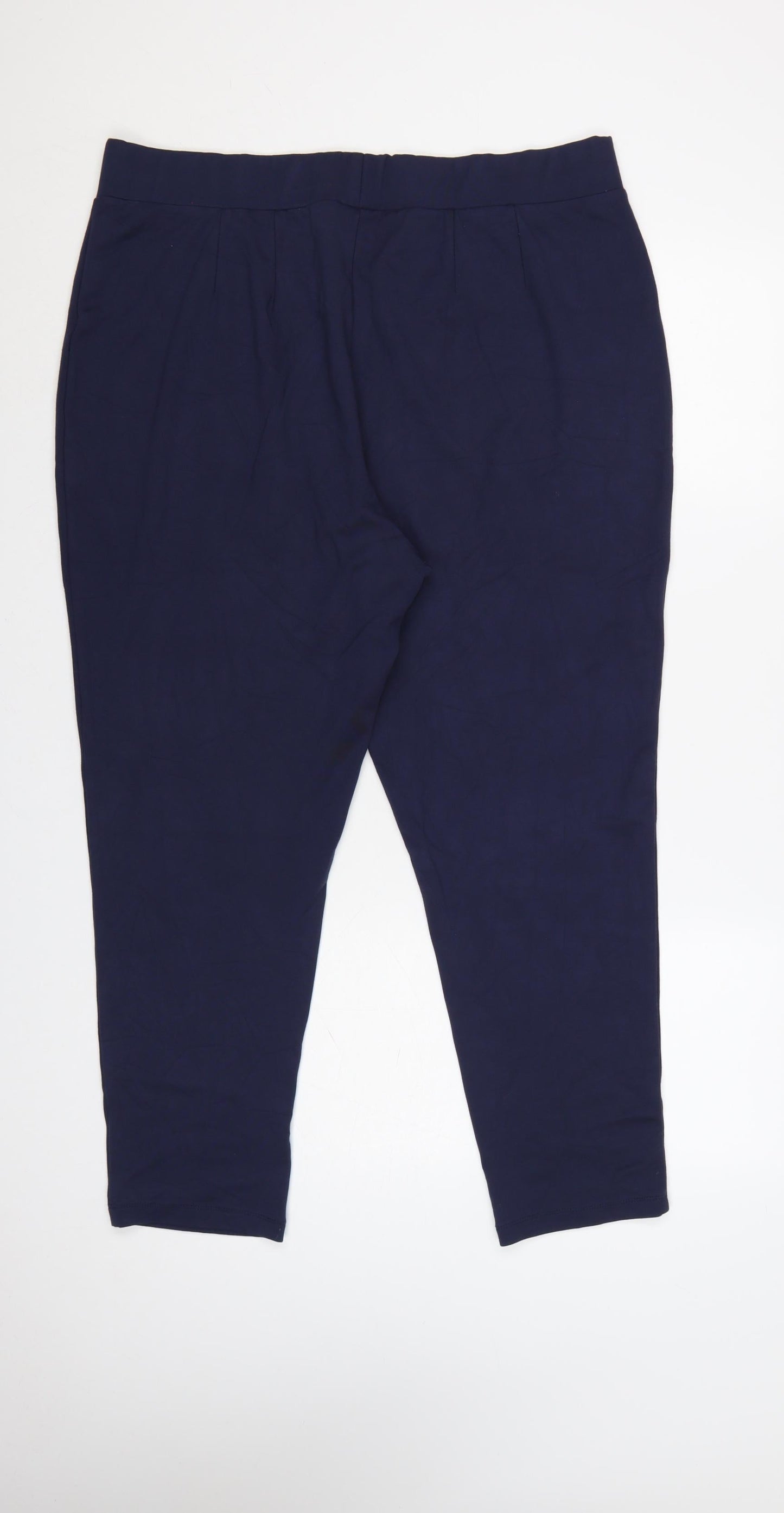 Studio Women's Blue Plus Size 20 High Rise Stretch Leggings