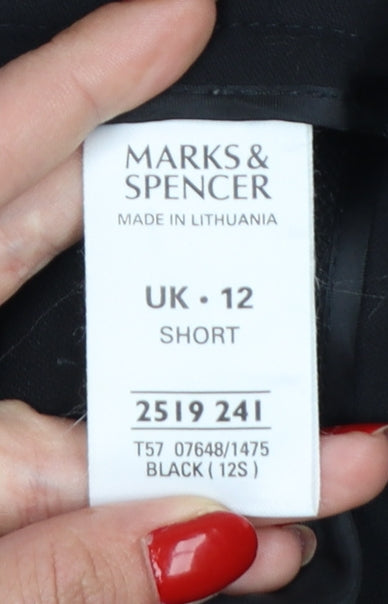 Marks and Spencer Women’s Black Size 12 Short Trousers