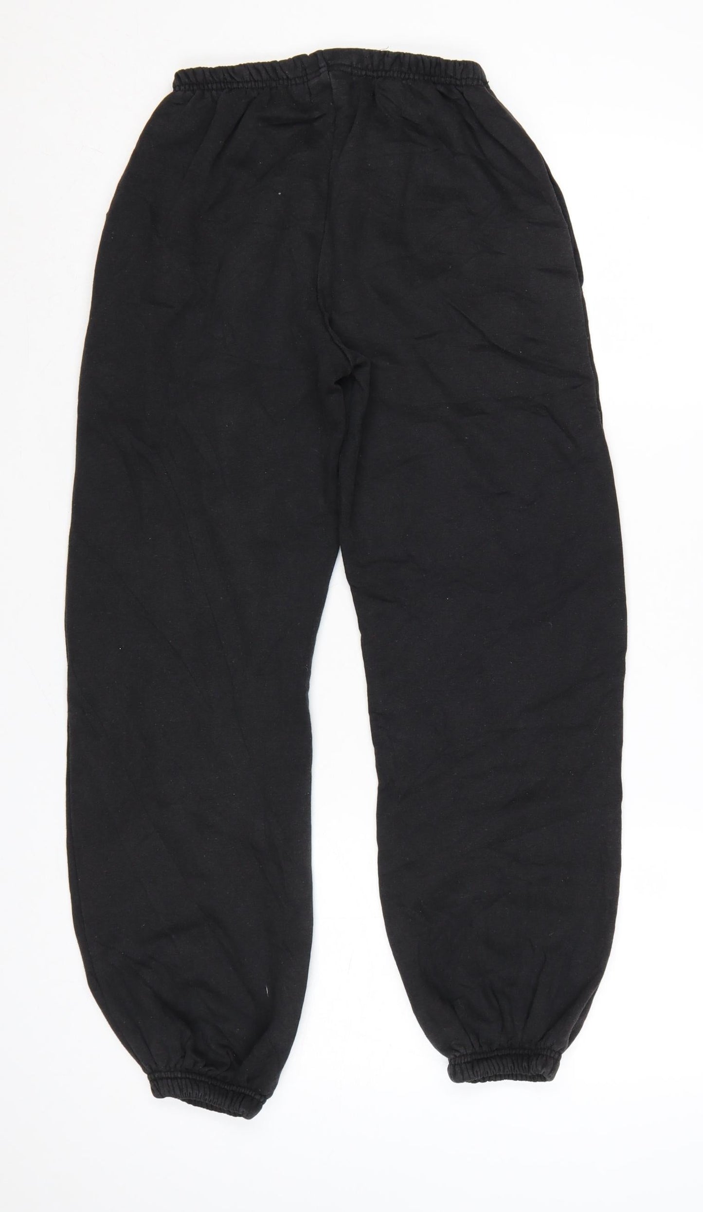 PrettyLittleThing Womens Black Petite Size 6 Jogger Trousers