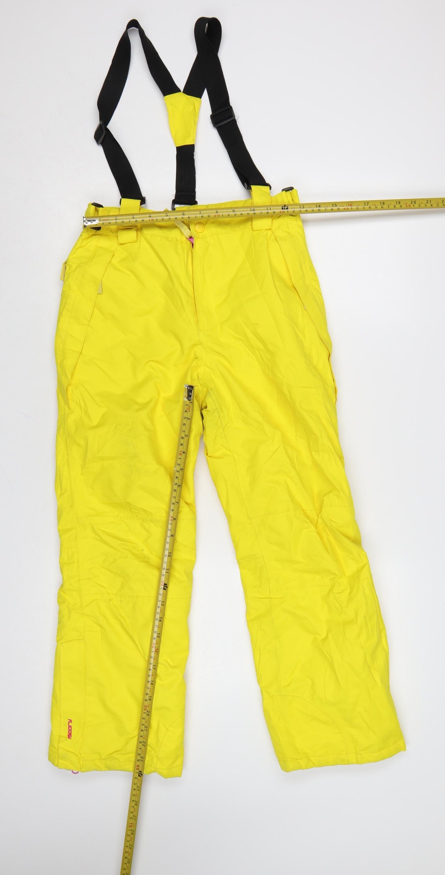 Mountain Warehouse Boys Yellow Waterproof Snow Pants 11-12 Years Insulated