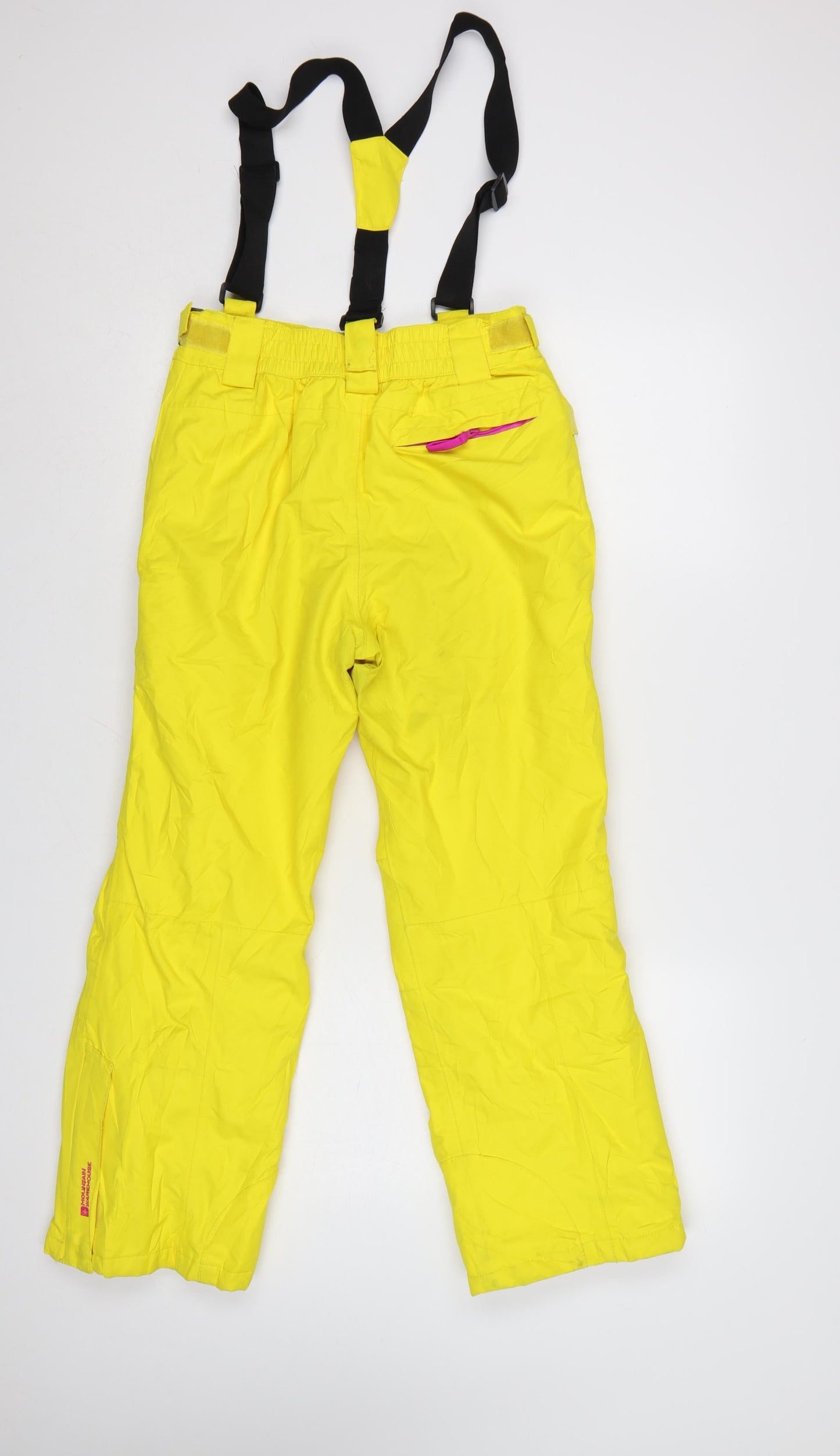 Mountain Warehouse Boys Yellow Waterproof Snow Pants 11-12 Years Insulated