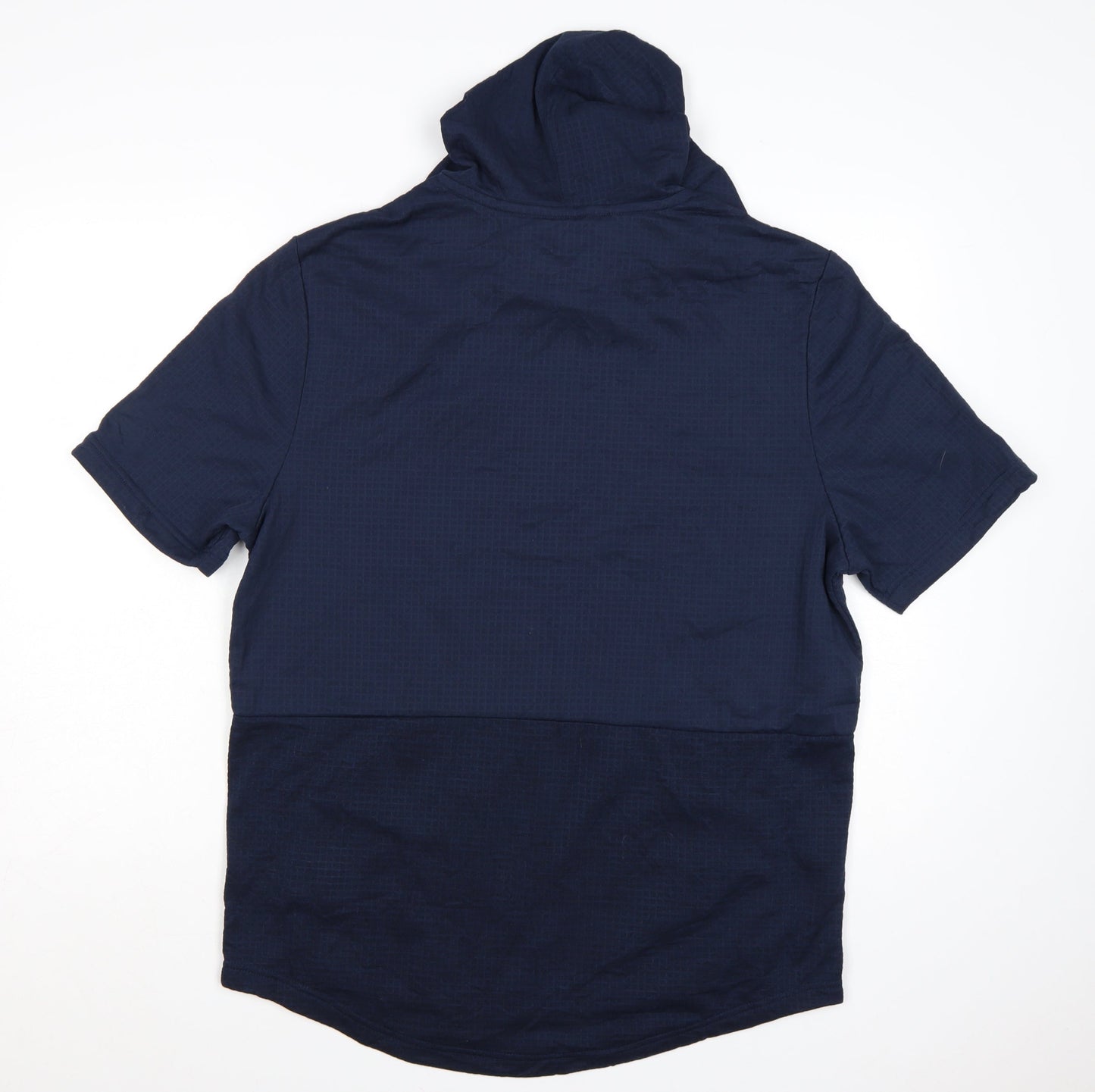 Fanatics Men's Blue Short Sleeve Pullover Hoodie Size L
