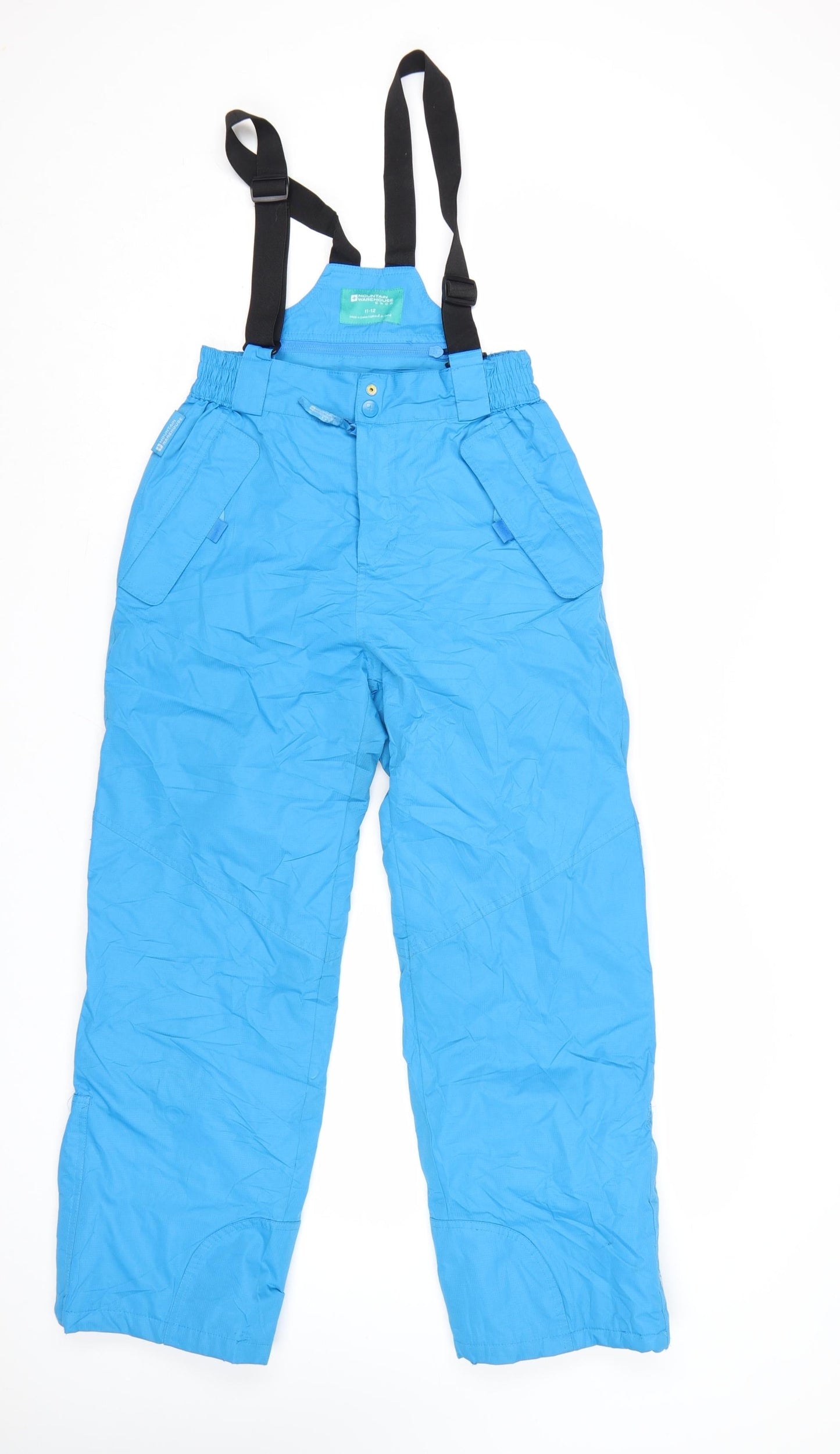 Mountain Warehouse Boys Blue 11-12 Years Waterproof Insulated Snow Pants