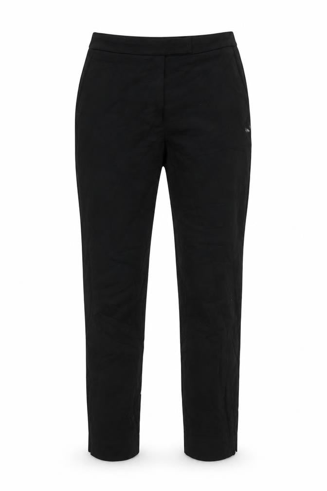 Marks & Spencer Women's Black Regular Straight Trousers Size 8