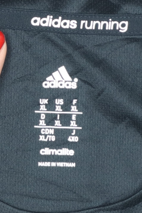 Adidas Men's Black XL Long Sleeve Running T-Shirt Climalite