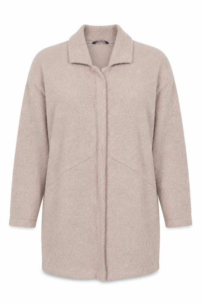 Marks & Spencer Women Beige Long Sleeve Open Cardigan Size 16