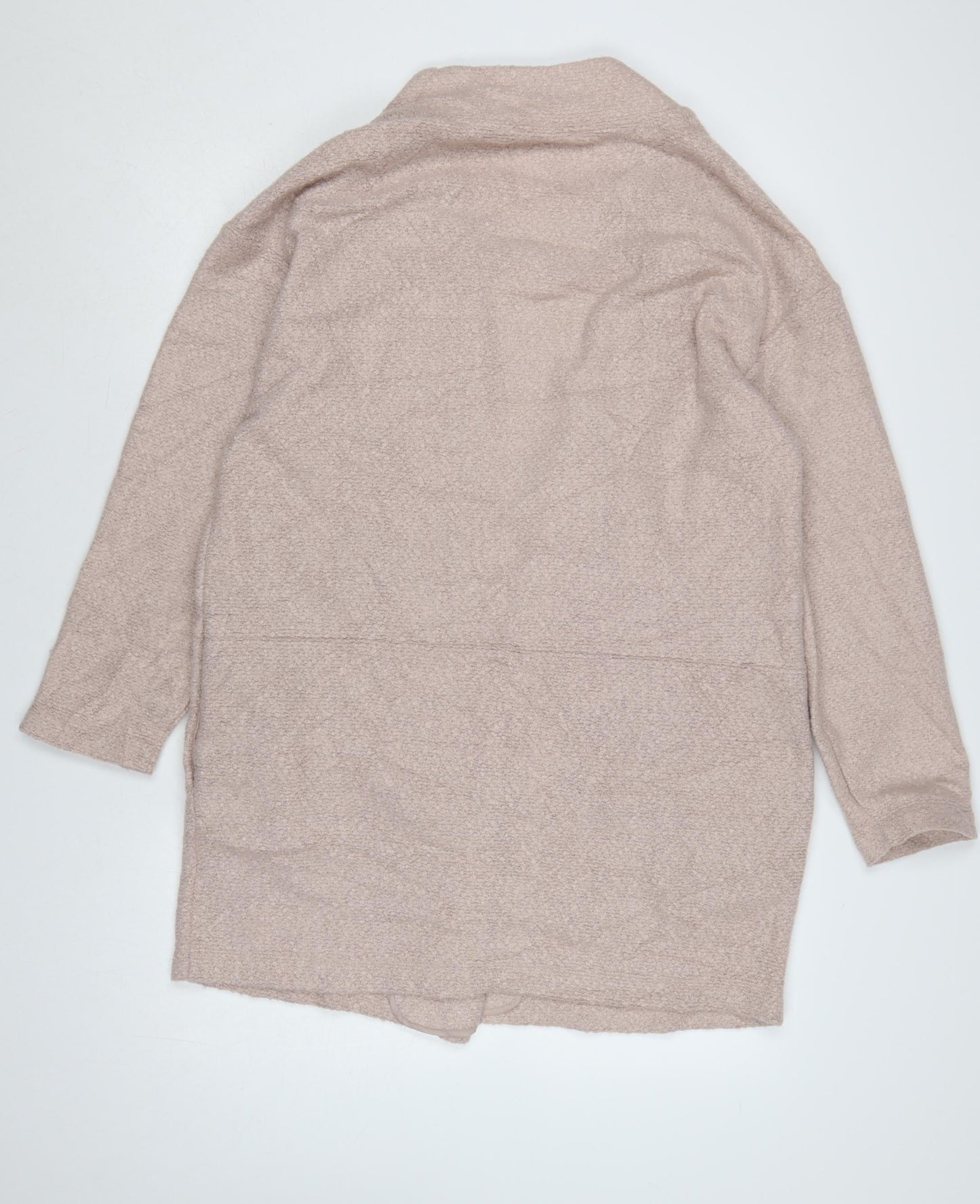 Marks and Spencer Women Beige Long Sleeve Open Cardigan Size 16