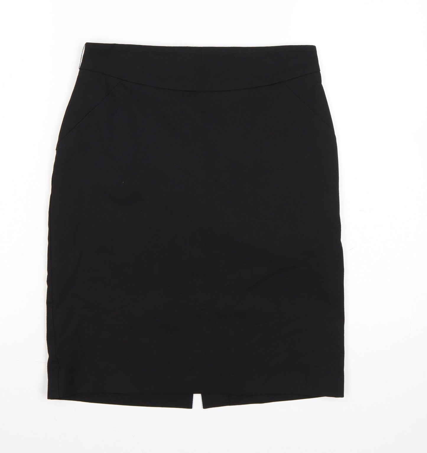 Oasis Womens Black Size 10 Pencil Knee Length Work Skirt