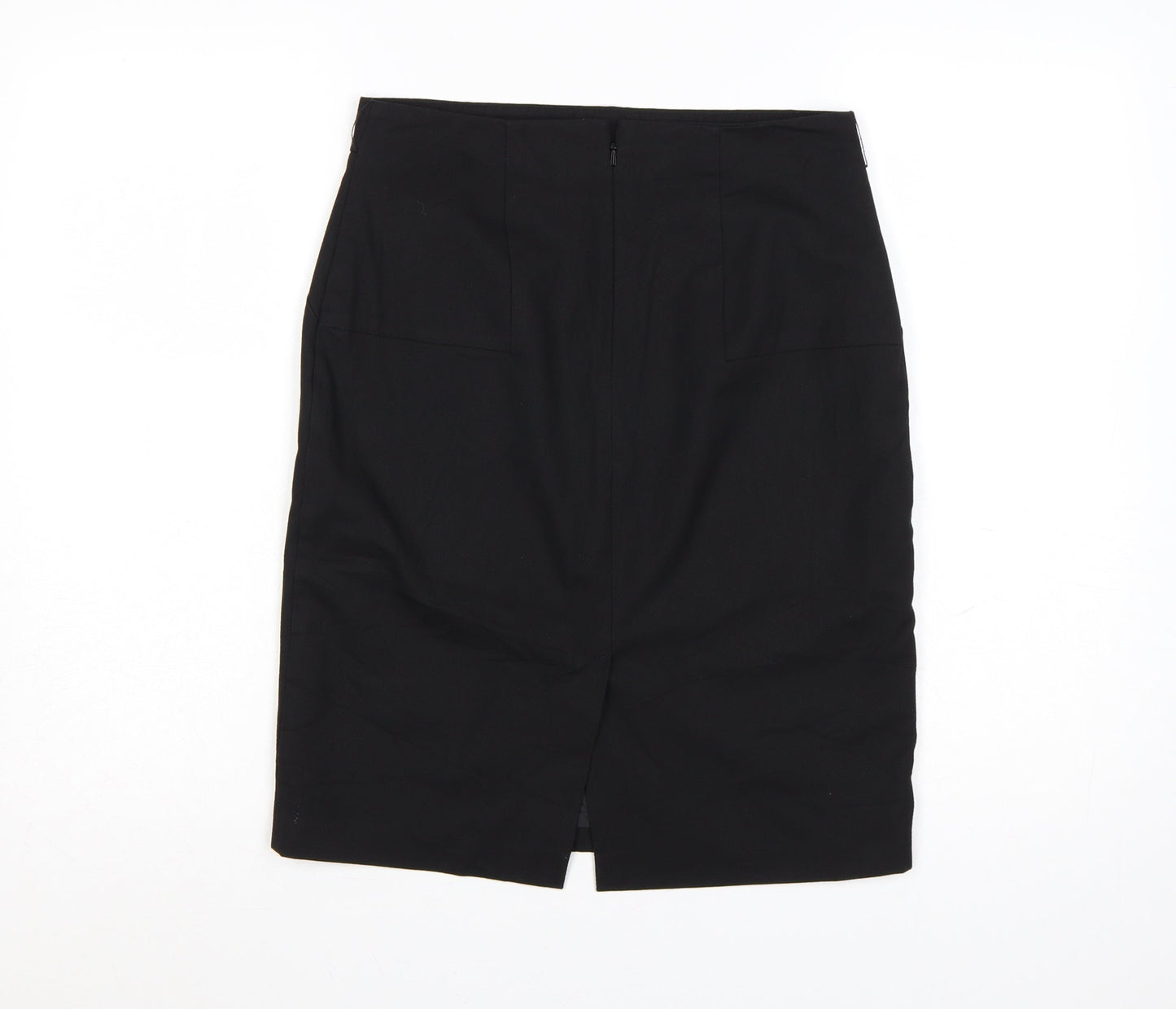 Oasis Womens Black Size 10 Pencil Knee Length Work Skirt