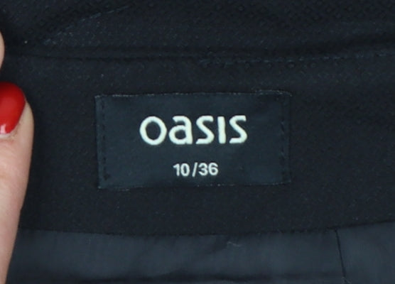 Oasis Womens Black Size 10 Pencil Knee Length Work Skirt