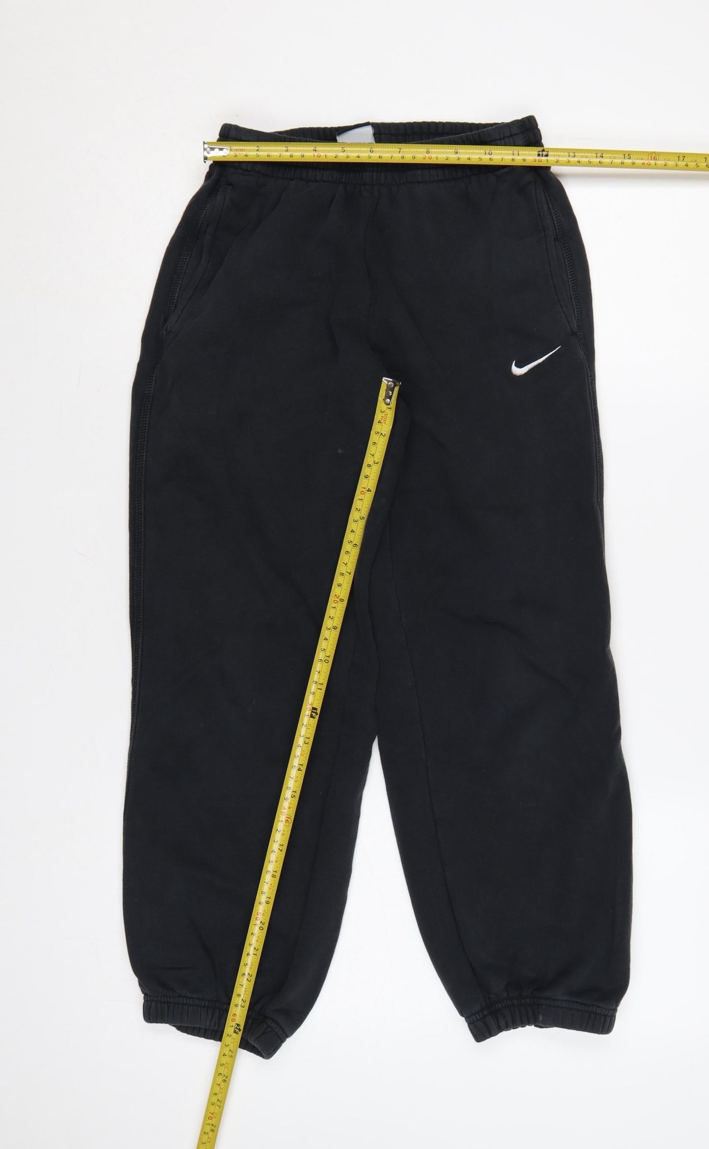 Nike Boys Black Jogger Sweatpants 12-13 Years Elastic Waist Comfort Fit