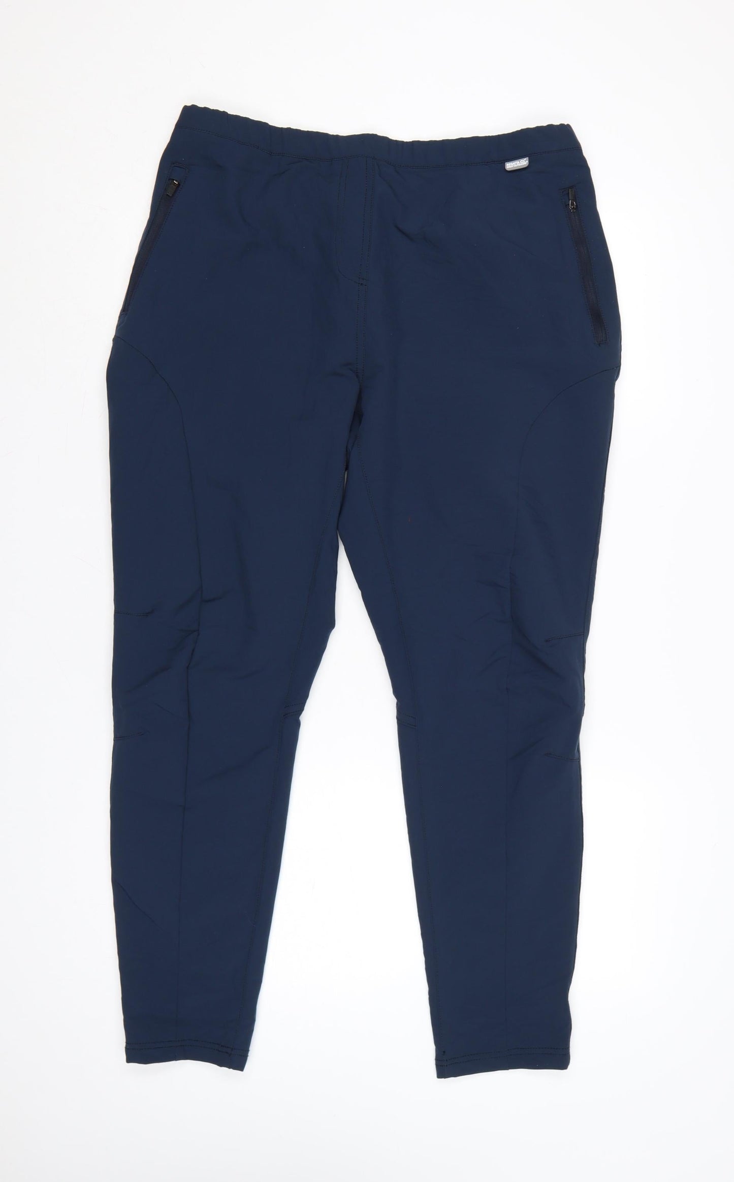 Regatta Womens Blue Size 16 Cargo Tapered Hiking Trousers