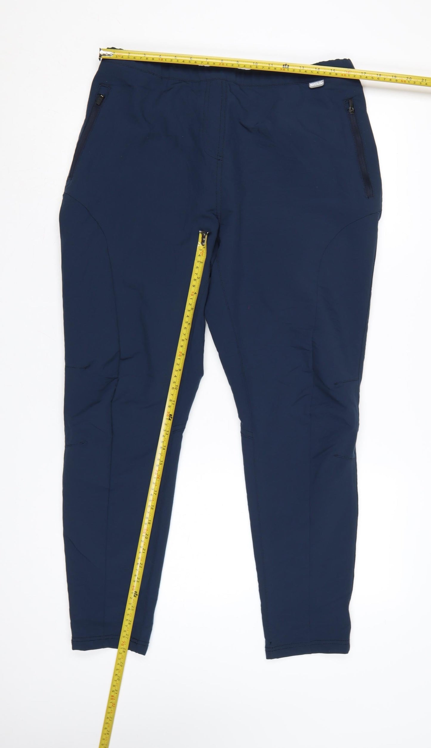 Regatta Womens Blue Size 16 Cargo Tapered Hiking Trousers
