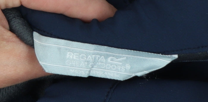 Regatta Womens Blue Size 16 Cargo Tapered Hiking Trousers