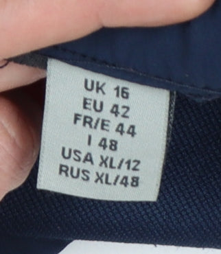 Regatta Womens Blue Size 16 Cargo Tapered Hiking Trousers