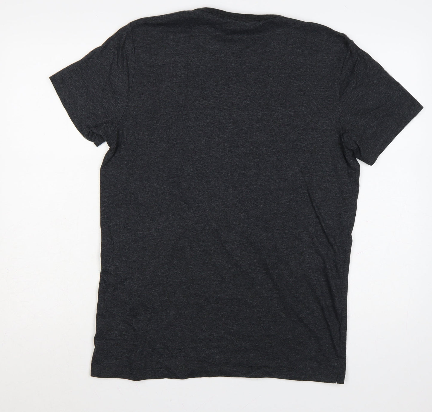 French Connection Men's Grey Crew Neck Short Sleeve T-Shirt Size L