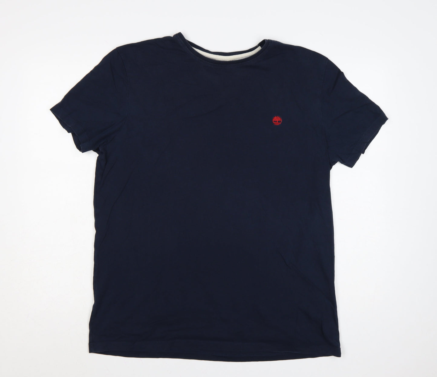 Timberland Men's Blue XL Slim Fit Organic Cotton T-Shirt