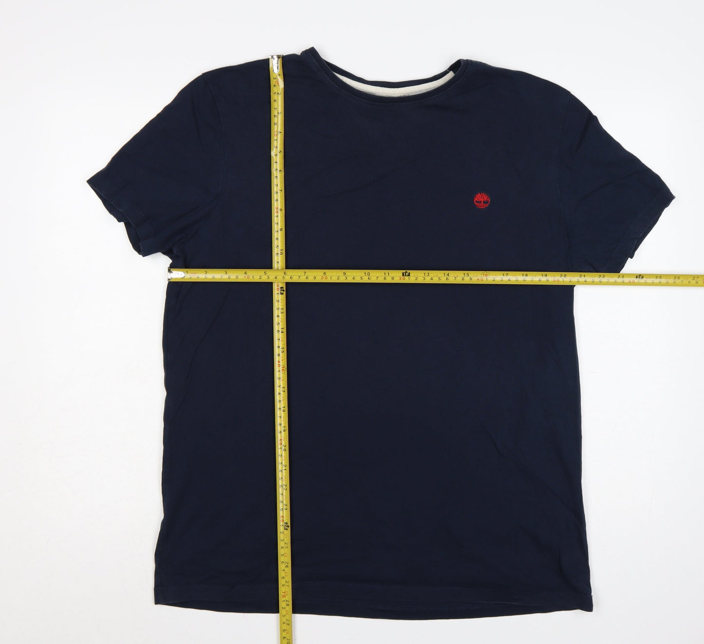 Timberland Men's Blue XL Slim Fit Organic Cotton T-Shirt
