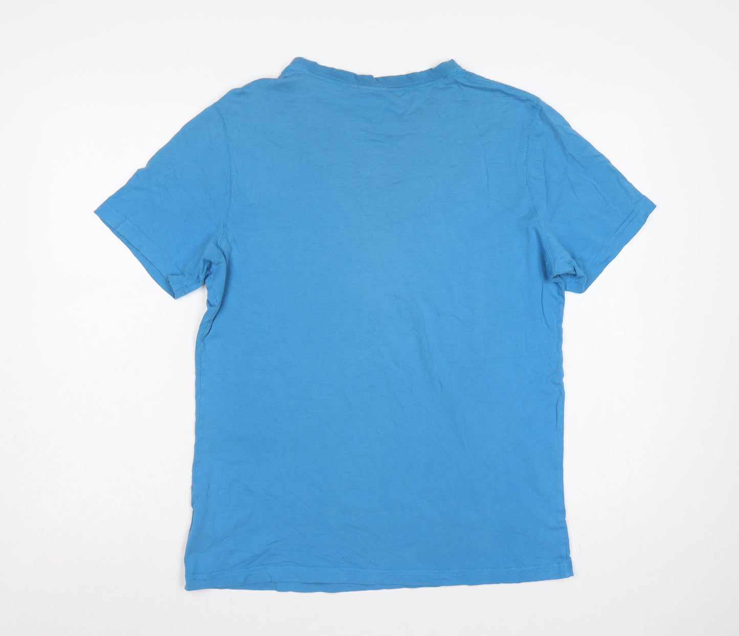 Animal Men's Blue Graphic Camper Van Beach T-Shirt Size M Regular Fit