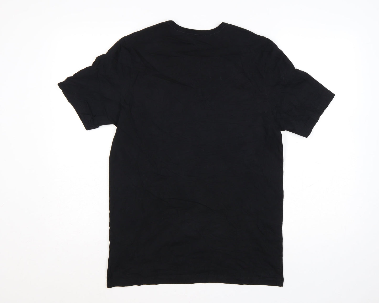 Hugo Boss Men's Black Crew Neck Cotton T-Shirt Size L