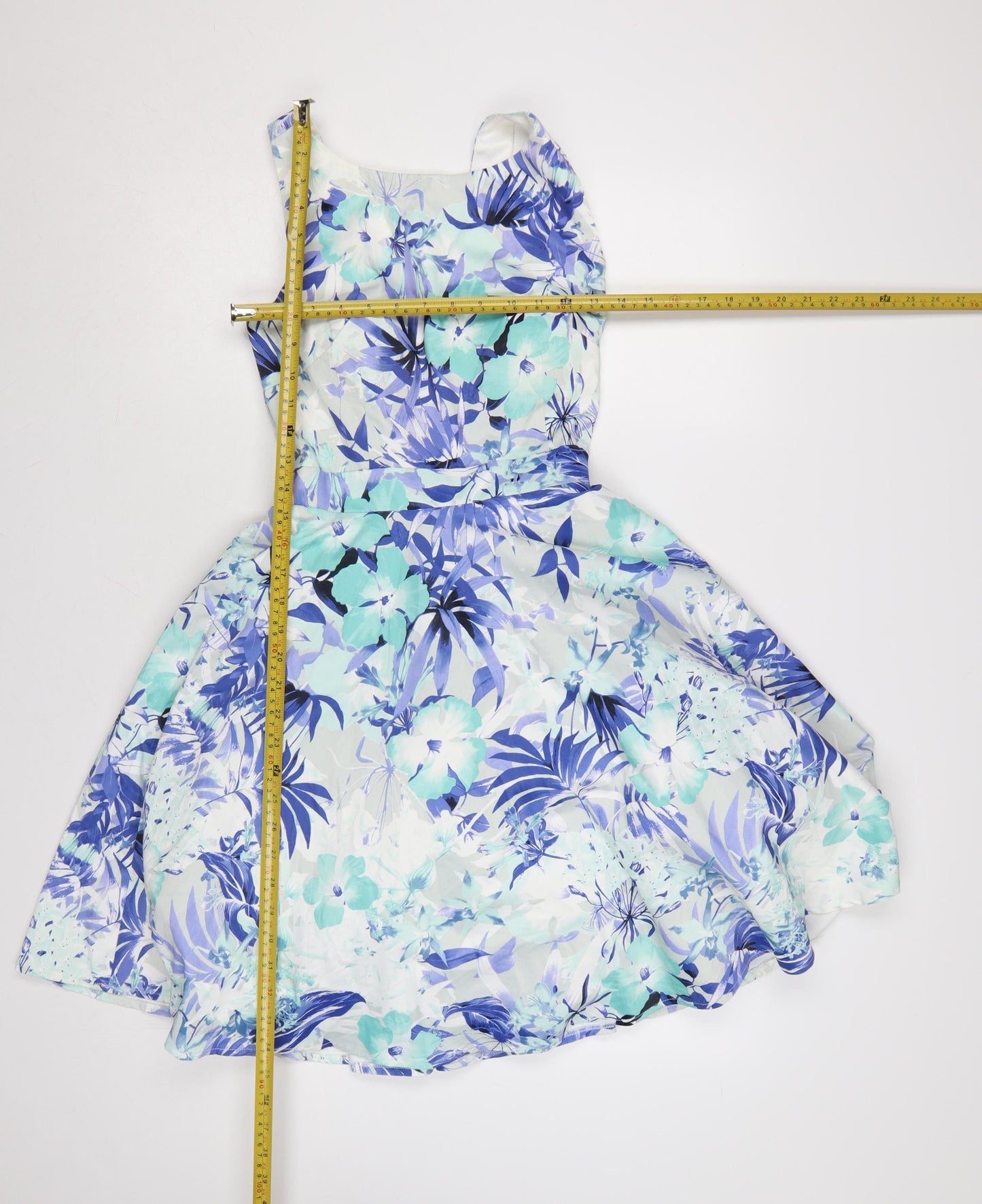 Quiz Women’s Multicoloured Floral Fit & Flare Dress Size 8