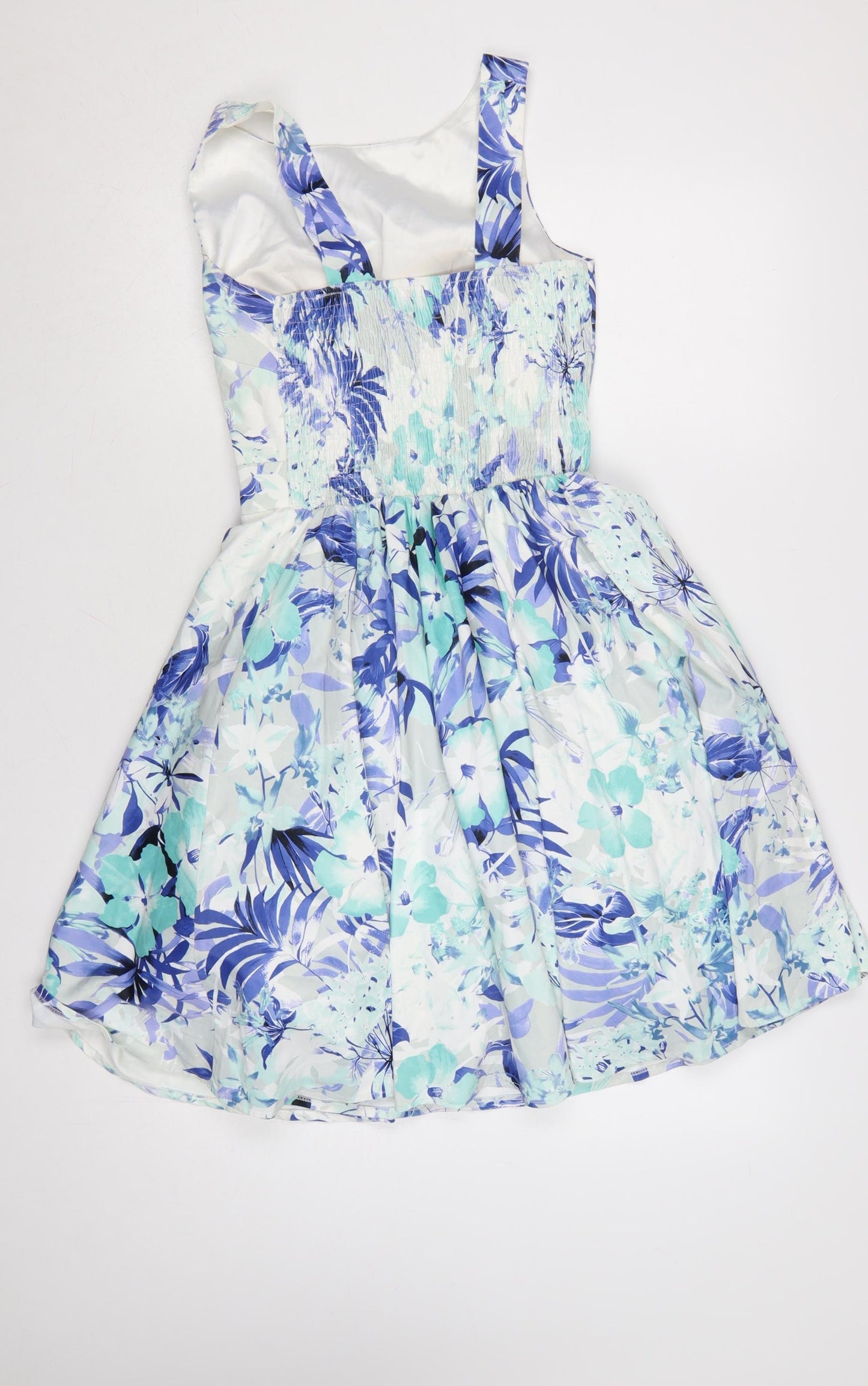 Quiz Women’s Multicoloured Floral Fit & Flare Dress Size 8