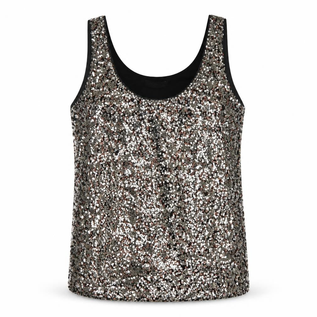 Marks & Spencer Women’s Multicoloured Sequin Tank Top Size 18