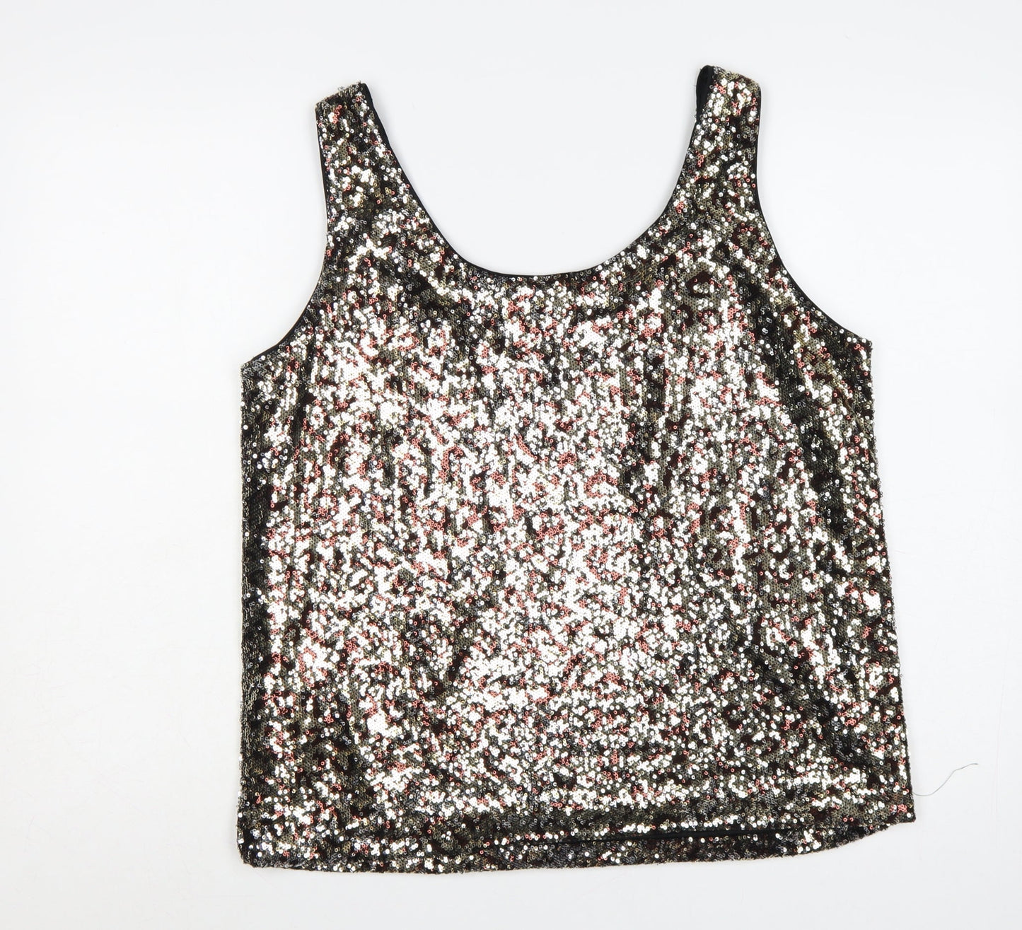Marks and Spencer Women’s Multicoloured Sequin Tank Top Size 18