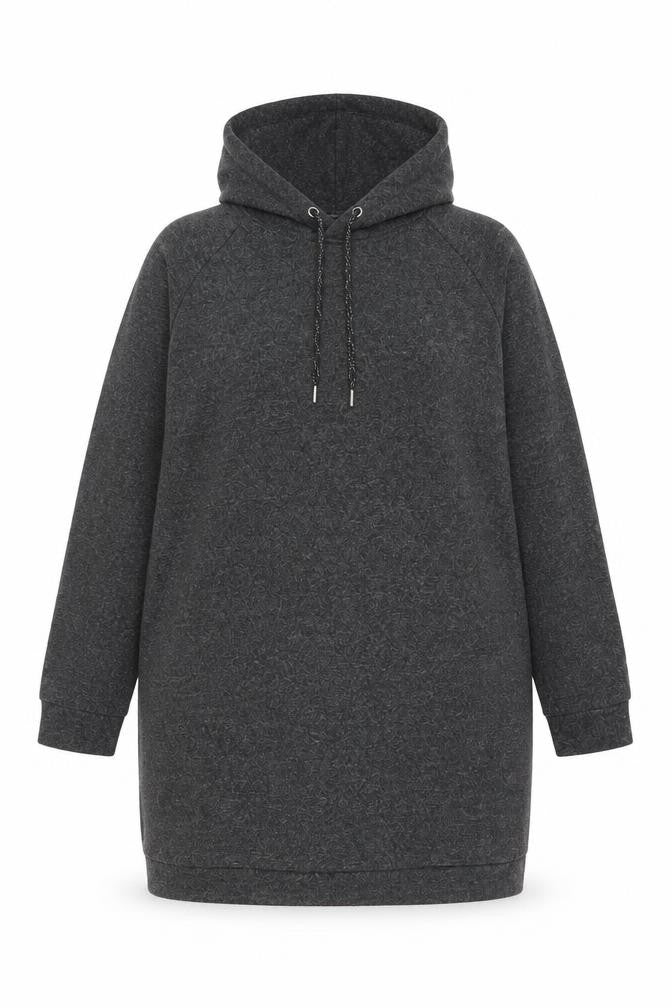 Yours Women Charcoal Grey Size 20 Pullover Hoodie Sweatshirt