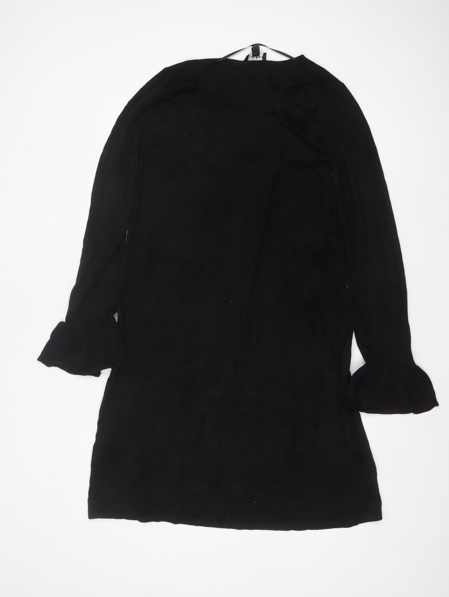 Long Tall Sally Women’s Black Knee Length Shift Dress Size 14 Tall