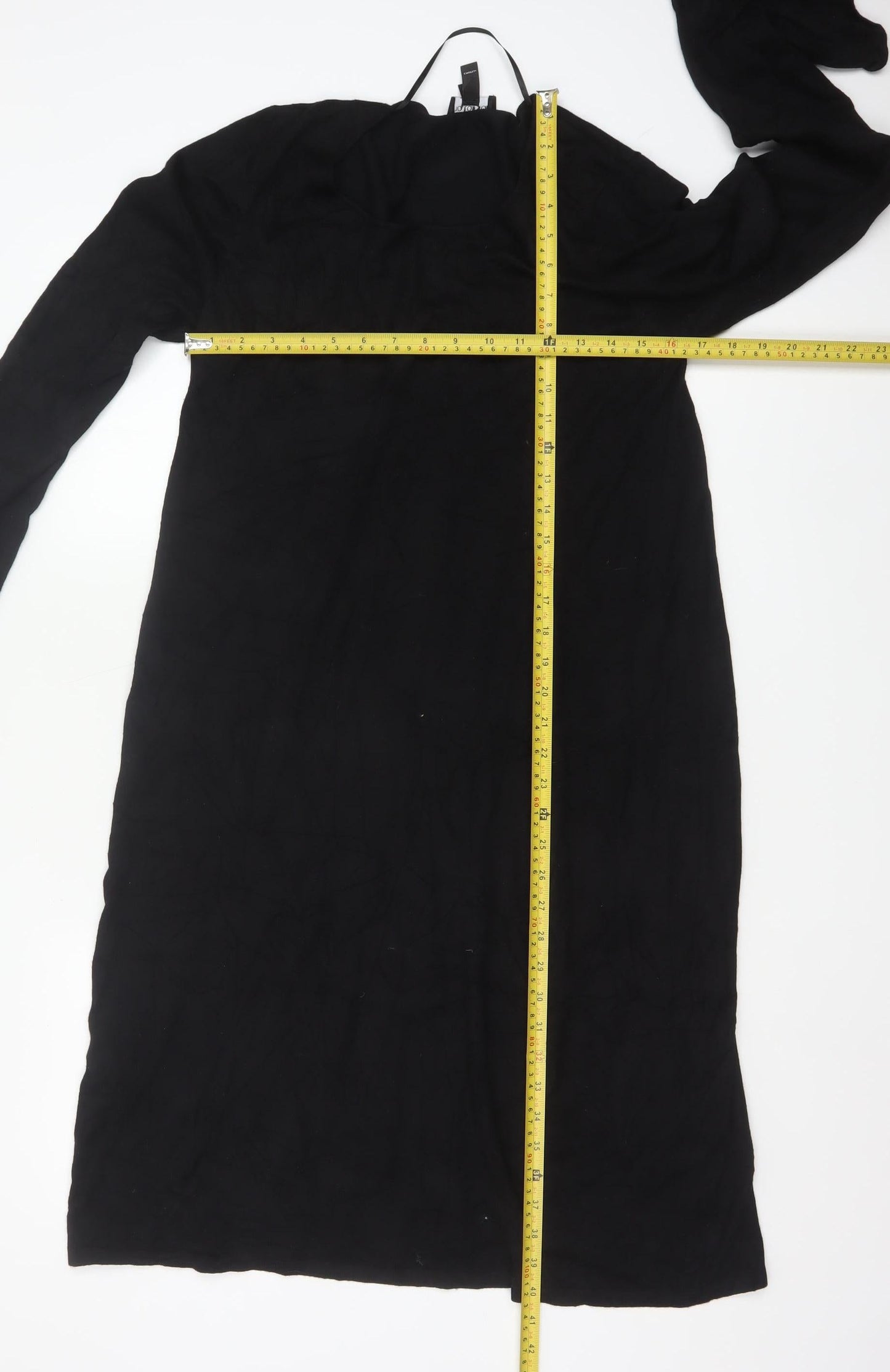 Long Tall Sally Women’s Black Knee Length Shift Dress Size 14 Tall