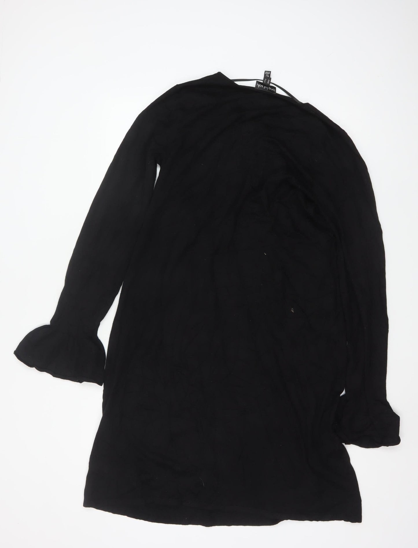Long Tall Sally Women’s Black Knee Length Shift Dress Size 14 Tall