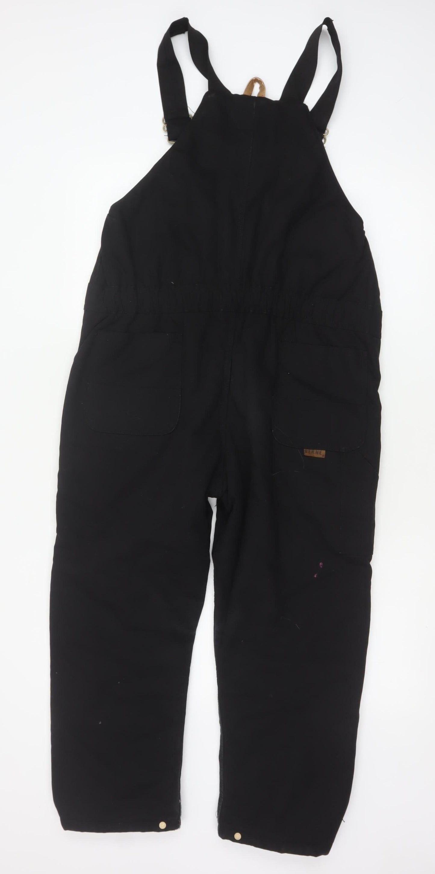 Berne Black Youth Regular Cotton Insulated Dungaree 10-12