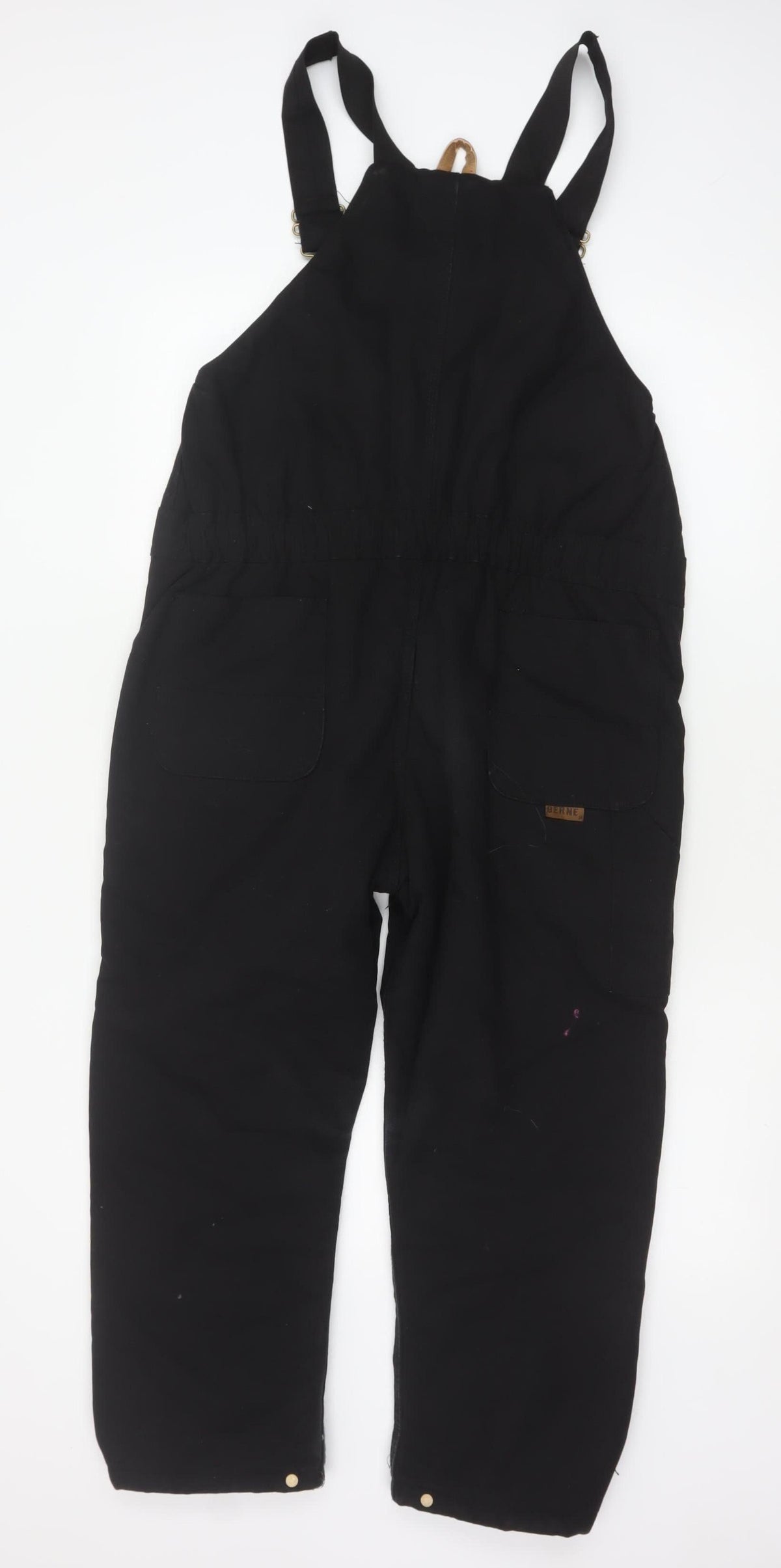 Berne Black Youth Regular Cotton Insulated Dungaree 10-12