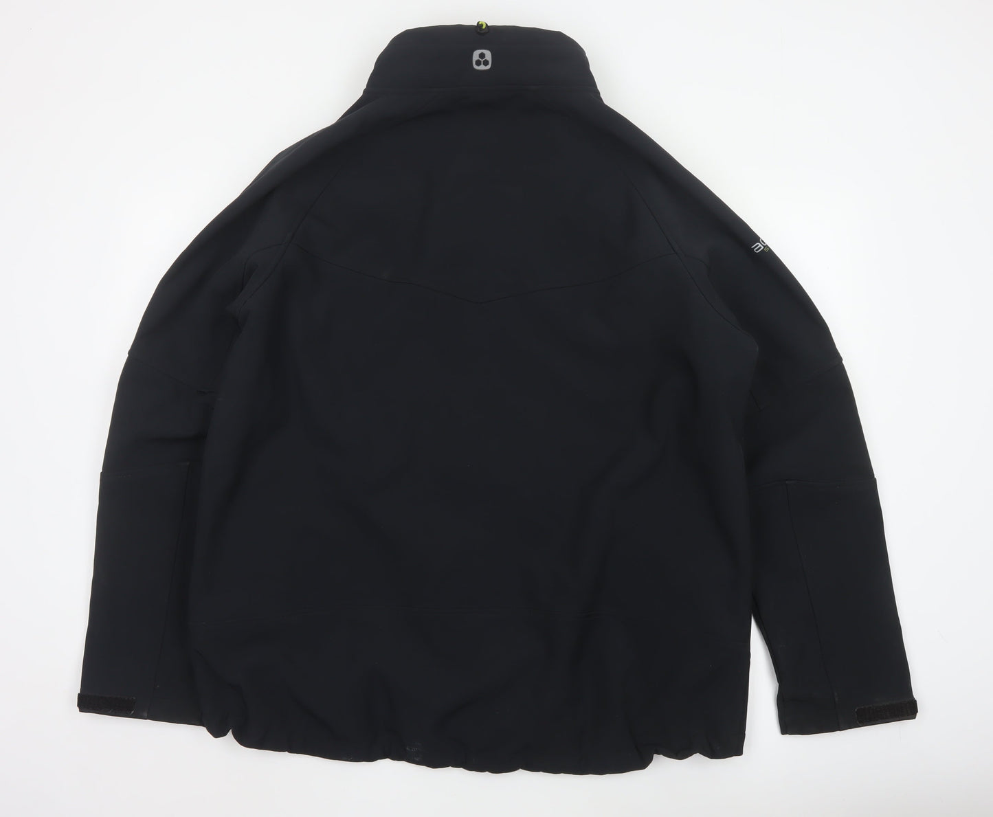 TOG24 Men's Black XL Softshell Jacket Windproof Water Resistant