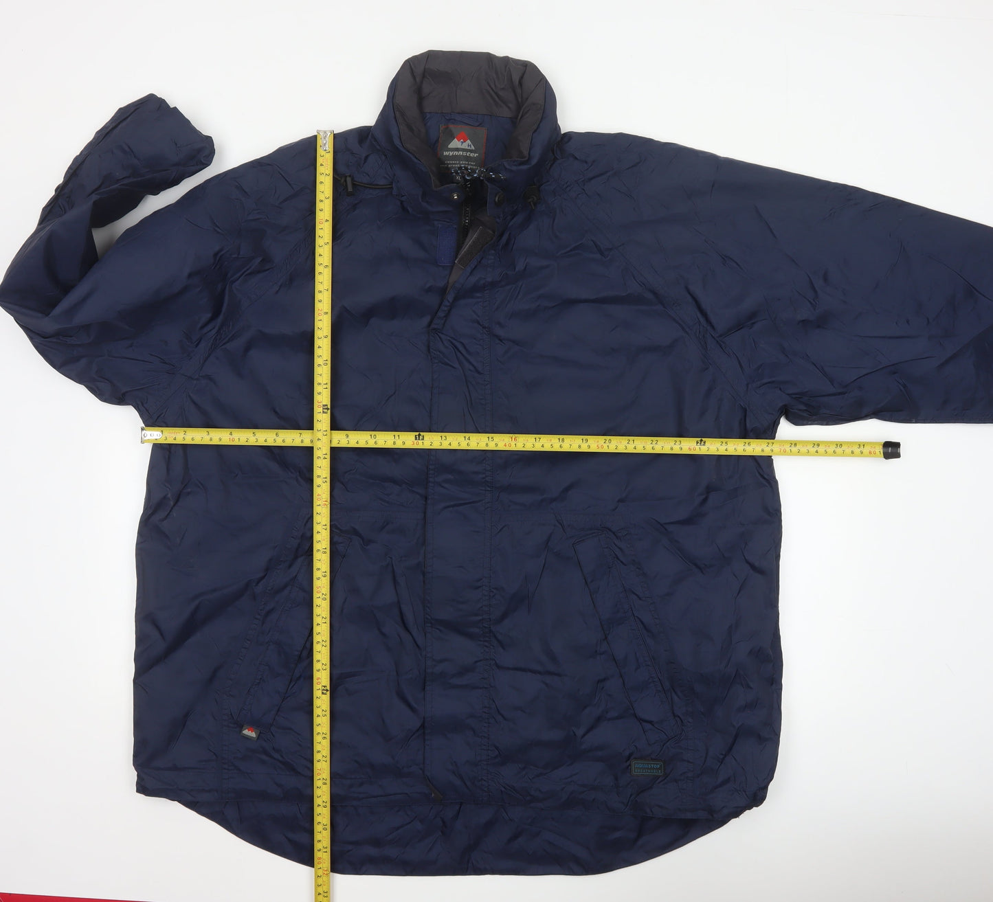 Wynnster Men's Blue XL Waterproof Rain Jacket Outdoor Lightweight