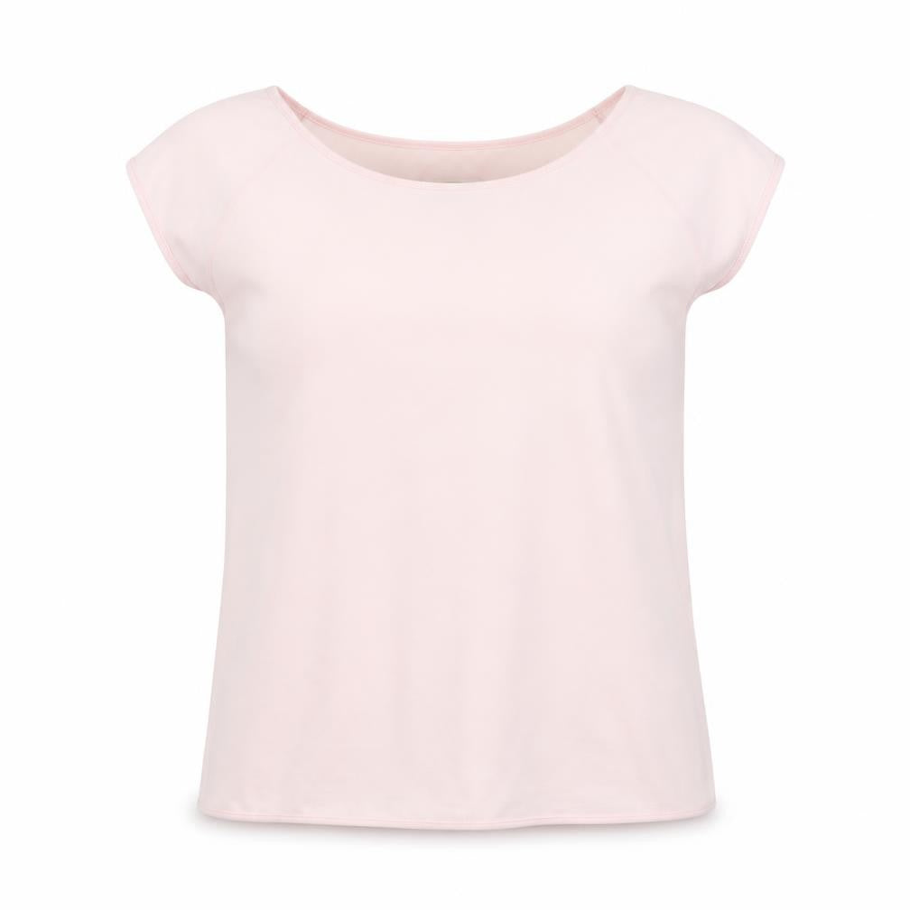 Laura Ashley Women’s Pink Cotton Basic T-Shirt XL
