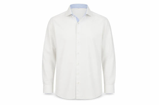 Eterna Men’s White Cotton Long Sleeve Classic Fit Shirt 17