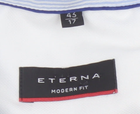 Eterna Men’s White Cotton Long Sleeve Classic Fit Shirt 17