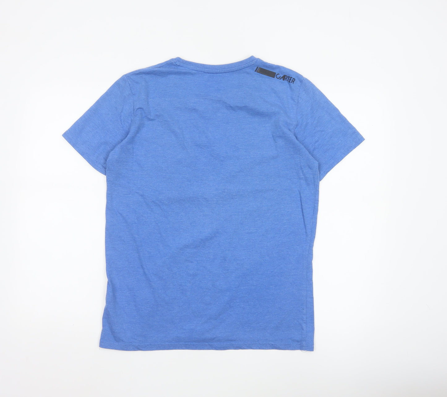Carter Men's Blue Short Sleeve Crew Neck T-Shirt Size S
