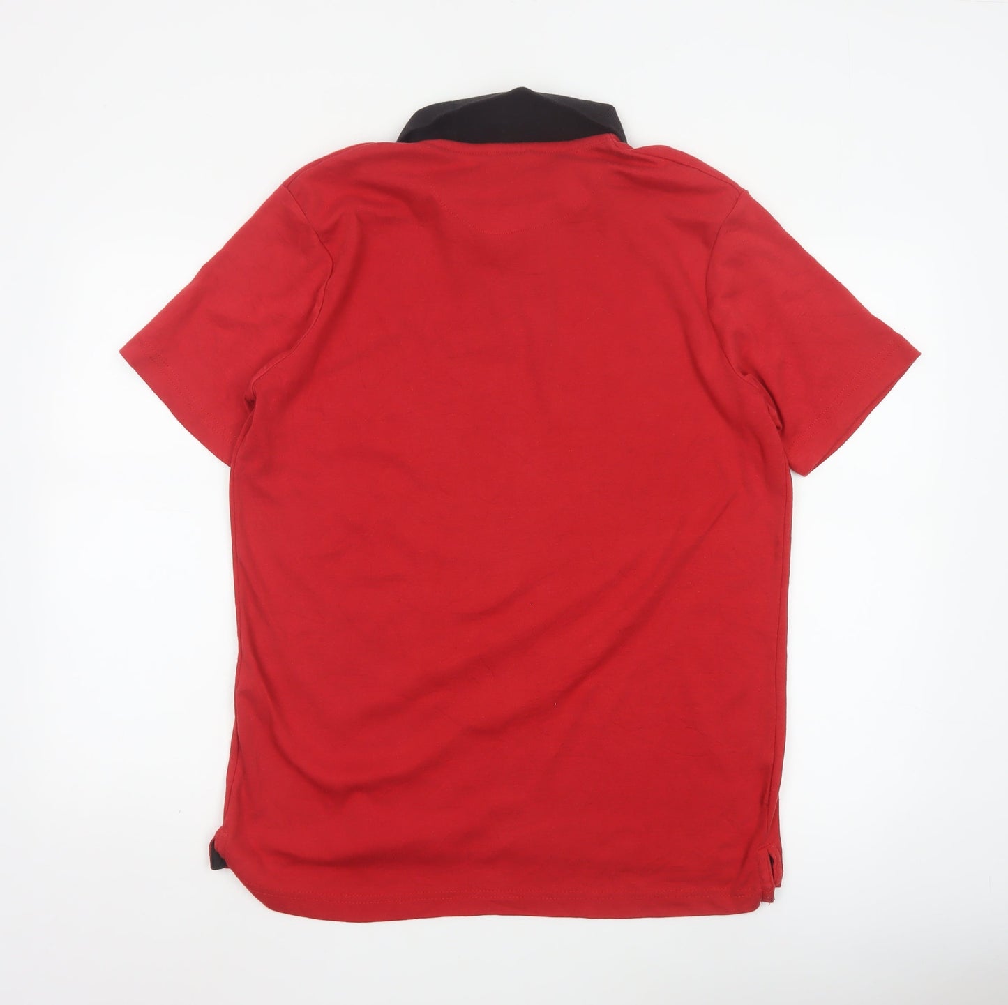 Donnay Men’s Red Short Sleeve Polo Shirt Size M Regular Fit